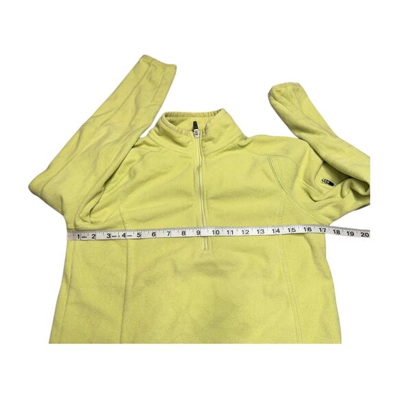 Eddie Bauer Sweatshirt Women's Small Yellow Quarter Zip Long Sleeve Pullover - Picture 3 of 7